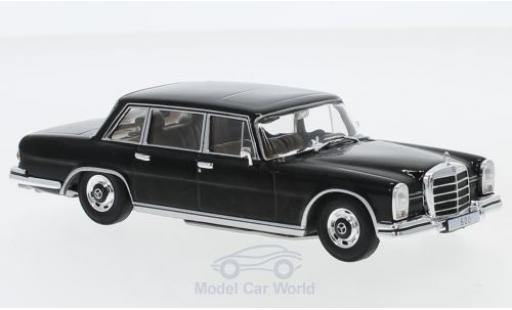 Diecast model cars Mercedes 600 Base (W100) black 1964 without Vitrine 1/43 SpecialC