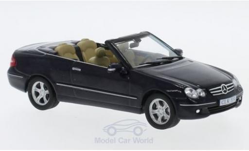Diecast model cars Mercedes CLK Base 350 (A209) blue 2005 without Vitrine 1/43 SpecialC