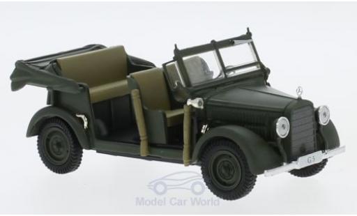 Diecast model cars Mercedes G4 Base 5 (W152) matt-green 1938 without Vitrine 1/43 SpecialC
