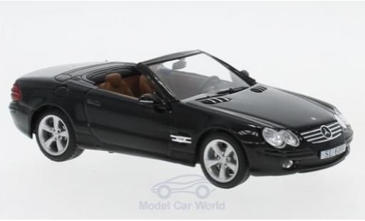 Diecast model cars Mercedes SL Base 600 (R230) black 2003 without Vitrine 1/43 SpecialC