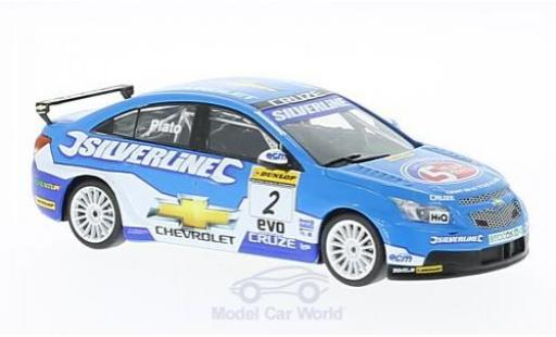 Diecast model cars Chevrolet Cruze course LT No.2 RML Silverline BTCC 2010 J. Plato without Vitrine 1/43 SpecialC