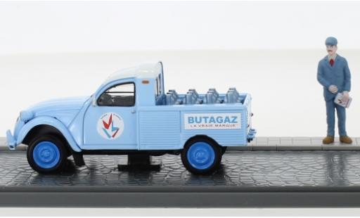 Diecast model cars Citroen 2 CV pickup Pick-Up Butagaz avec figurine sans Vitrine 1/43 SpecialC