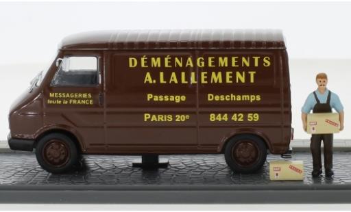 Diecast model cars Citroen C3 Fourgonnette 5 Demenagements A.Lallement avec figurine sans Vitrine 1/43 SpecialC
