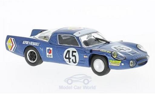 Diecast model cars Alpine A210 le mans Renault A 210 No.45 Soci&Atilde;&copy;t&Atilde;&copy; des Automobiles 24h 1969 J-C.Killy/B.Wollek 1/18 SpecialC