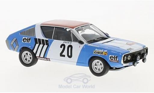 Diecast model cars Renault 17 Gordini No.20 Rally WM Rally Monte Carlo 1975 J.F.Piot/J.De Alexandris without Vitrine 1/43 SpecialC