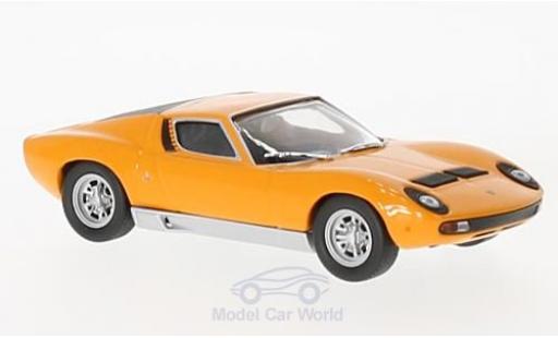 Diecast model cars Lamborghini Miura P400 orange 1966 1/43 SpecialC