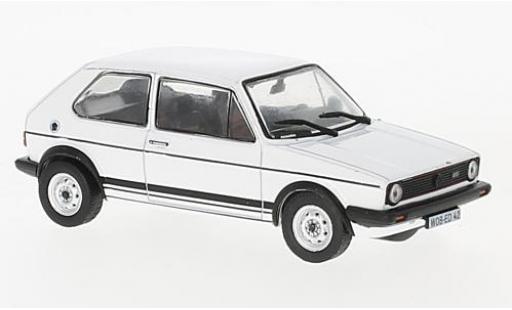 Diecast model cars Volkswagen Golf GTI I white 1980 sans Vitrine 1/43 SpecialC
