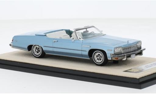 Diecast model cars Buick Le Sabre Convertible Custom metallise blue 1975 1/43 Stamp Models