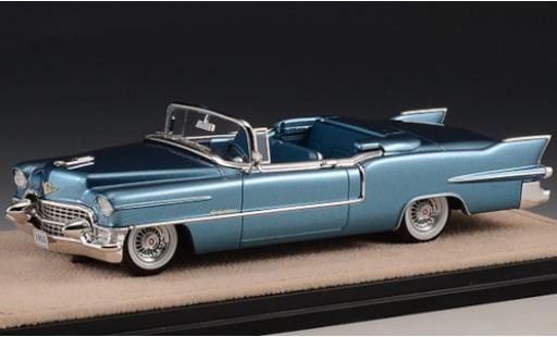 Diecast model cars Cadillac Eldorado Biarritz metallic blue 1955 1/43 Stamp Models