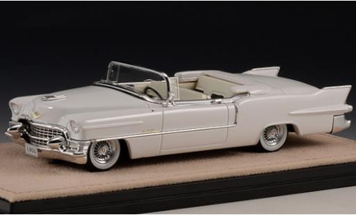 Diecast model cars Cadillac Eldorado Biarritz white 1955 1/43 Stamp Models