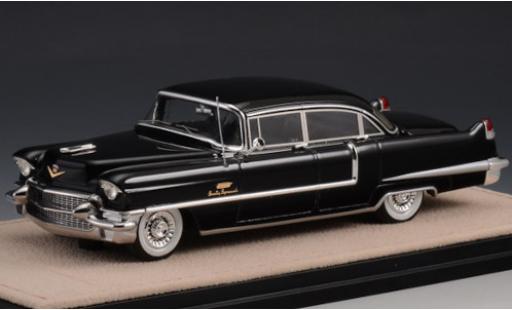 Diecast model cars Cadillac Fleetwood Sixty Special black 1956 1/43 Stamp Models