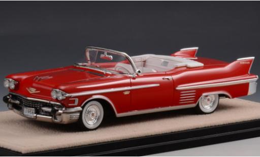 Diecast model cars Cadillac Series 62 Convertible red 1958 1/43 Stamp Models
