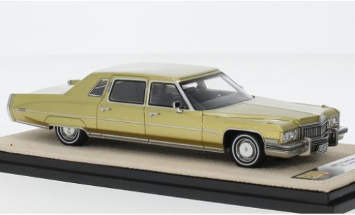 Diecast model cars Cadillac Fleetwood Limousine 75 dor&Atilde;&copy; 1973 1/43 Stamp Models
