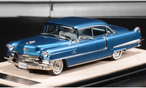 Diecast model cars Cadillac Fleetwood Sixty Special metallise blue 1956 1/43 Stamp Models