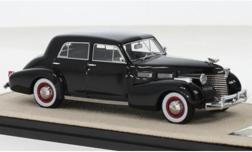 Diecast model cars Cadillac Fleetwood Sixty Special black 1940 1/43 Stamp Models