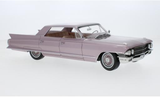 Diecast model cars Cadillac Sedan Sedan DeVille metallise pink 1962 1/18 Stamp Models