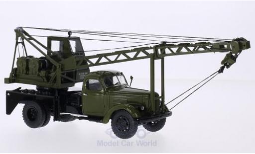 Diecast model cars Zil 164 Base ZIL olive AK-75 Kranwagen Ausstellungsfahrzeug 1/43 Start Scale Models