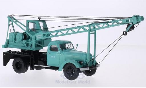 Diecast model cars Zil 164 Base ZIL turquoise AK-75 Kranwagen Ausstellungsfahrzeug 1/43 Start Scale Models