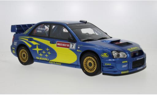 Diecast model cars Subaru Impreza WRC (S9) Rally Wales 2003 #7 P.Solberg 1/12 Ottomobile