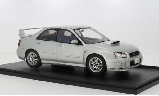 Diecast model cars Subaru Impreza WRX silver 2003 1/18 Solido