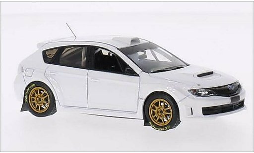 Subaru Impreza STI 1/43 IXO white 2011 diecast model cars