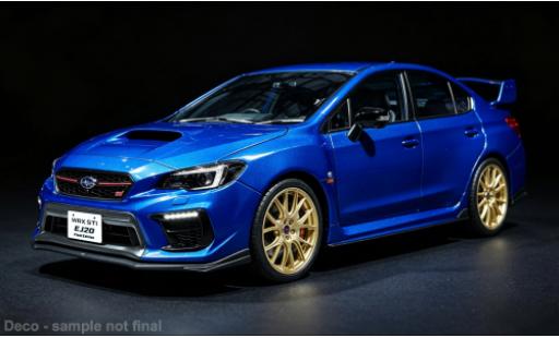 Diecast model cars Subaru Impreza STI EJ20 blue 1/18 Sun Star
