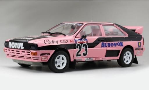 Diecast model cars Audi Quattro a1 No.23 Autovox Rallycross EM Frankreich 1987 C.Caly 1/18 Sun Star