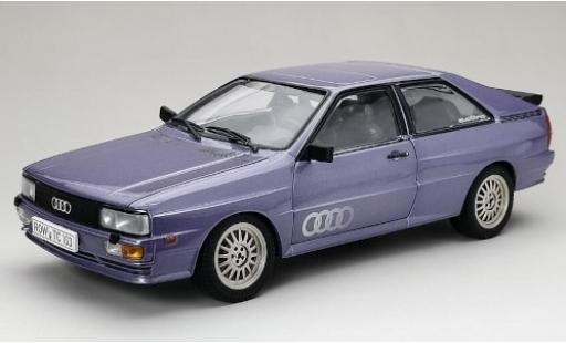 Diecast model cars Audi Quattro coupe metallic purple 1983 1/18 Sun Star