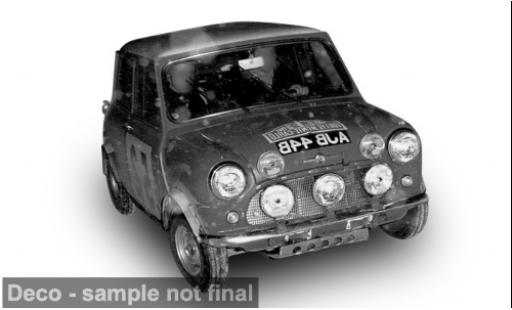 Diecast model cars Mini Cooper S Bmw Rally Monte Carlo 1965 #52 1/12 Sun Star