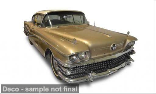 Diecast model cars Buick Limited Coupe Riviera gold 1958 1/18 Sun Star