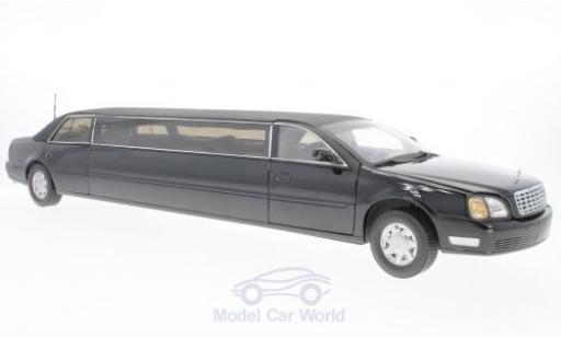 Diecast model cars Cadillac Deville Limousine black 2004 without Vitrine 1/18 Sun Star