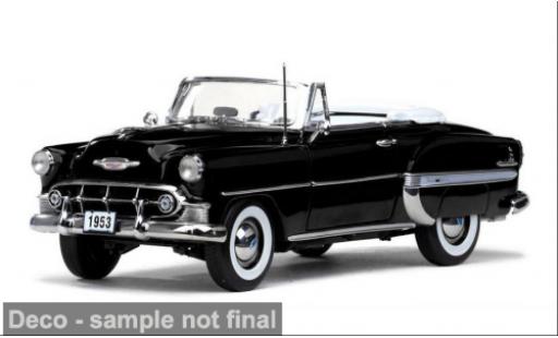 Diecast model cars Chevrolet Bel Air Convertible OpenConvertible black 1953 1/18 Sun Star