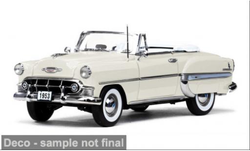 Diecast model cars Chevrolet Bel Air Convertible OpenConvertible white 1953 1/18 Sun Star