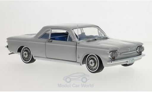 Diecast model cars Chevrolet Corvair Coupe grey 1963 1/18 Sun Star