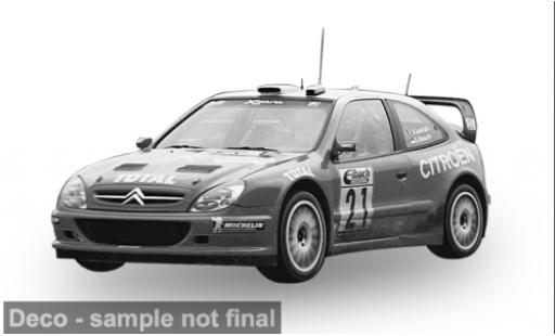 Diecast model cars Citroen Xsara course Rally Germany 2002 #21 1/18 Sun Star