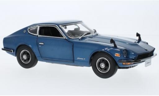 Diecast model cars Datsun Fairlady Coupe Z (S30) metallise blue RHD 1970 1/18 Sun Star