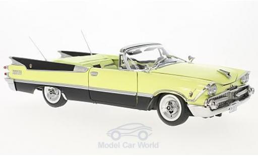 Diecast model cars Dodge Custom Royal Lancer Cabriolet Convertible yellow/black 1959 1/18 Sun Star