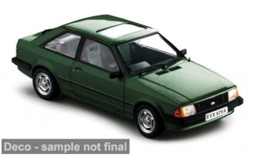 Diecast model cars Ford Escort GL MK III green 1981 1/18 Sun Star