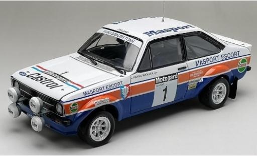 Diecast model cars Ford Escort RS 1800 MkII No.1 Masport Castrol Rally WM Rally Neuseeland 1979 H.Mikkola/A.Hertz 1/18 Sun Star