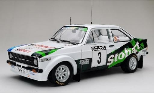 Diecast model cars Ford Escort RS 1800 MkII No.3 Stobart RAC Rally 2008 M.Wilson/J.Millington 1/18 Sun Star