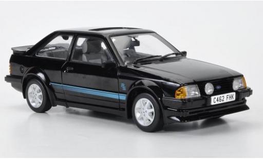 Diecast model cars Ford Escort RS Turbo MKIII black/Dekor RHD 1984 gefahren des Lady Diana 1/18 Sun Star
