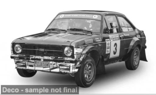 Diecast model cars Ford Escort RS 1800 RAC Rally 2023 #3 1/18 Sun Star