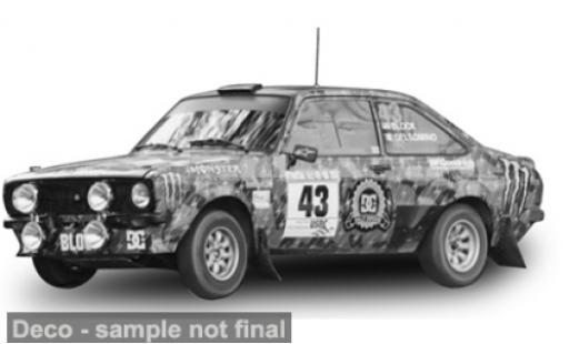 Diecast model cars Ford Escort RS 1800 Rally New York 2023 #43 1/18 Sun Star
