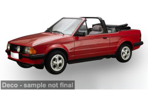 Diecast model cars Ford Escort XR3i red 1984 1/18 Sun Star