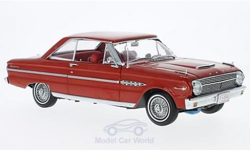 Diecast model cars Ford Falcon HardTop red 1963 without Vitrine 1/18 Sun Star