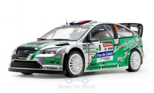 Diecast model cars Ford Focus RS WRC No.8 Rally Touquet 2012 J.-C.Beaubelique/C.Hugonnot 1/18 Sun Star