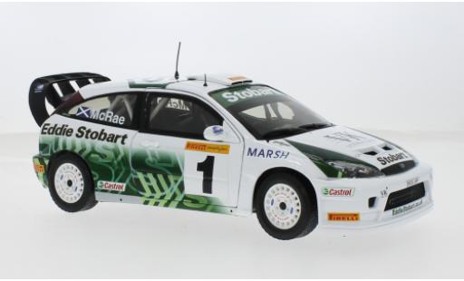 Diecast model cars Ford Focus RS WRC WRC03 No.1 Pirelli International Rally 2005 1/18 Sun Star