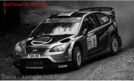 Diecast model cars Ford Focus RS WRC WRC08 No.1 Wyedean Forest Rally 2015 1/18 Sun Star