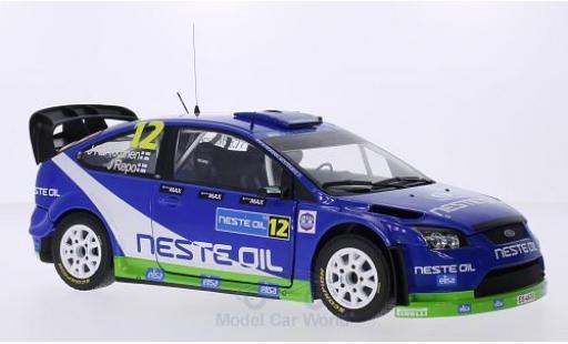 Diecast model cars Ford Focus RS WRC WRC08 No.12 M-Sport Neste Oil Rally Finnland 2010 J.Kankkunen/J.Repo 1/18 Sun Star