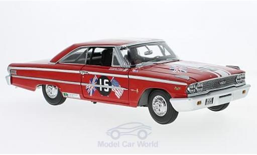 Diecast model cars Ford Galaxie 500 XL No.15 Goodwood Revival 2011 St. Marys Trophy Race 1963 B.Williams/M.Steele 1/18 Sun Star